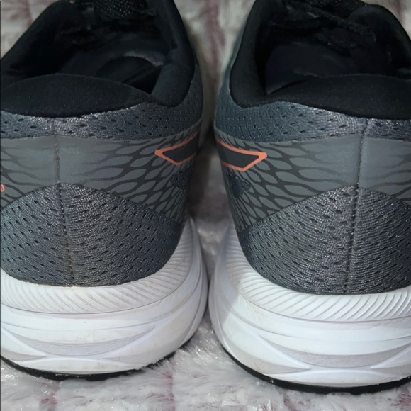 Asics Gray and Black Athletic Shoes with‎ Breathable Mesh - Picture 5 of 16